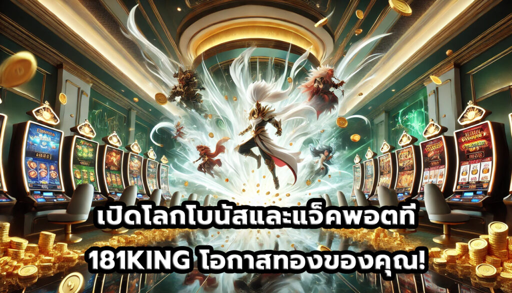 เปิดโลกโบนัสและแจ็คพอตที่ 181KING โอกาสทองของคุณ